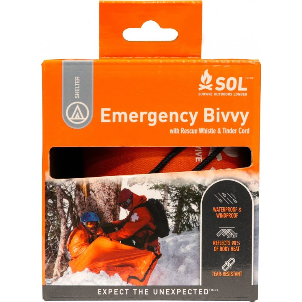 SOL Emergency Bivvy With Rescue Whistle 3 SOL Emergency Bivvy With Rescue Whistle – Image 2