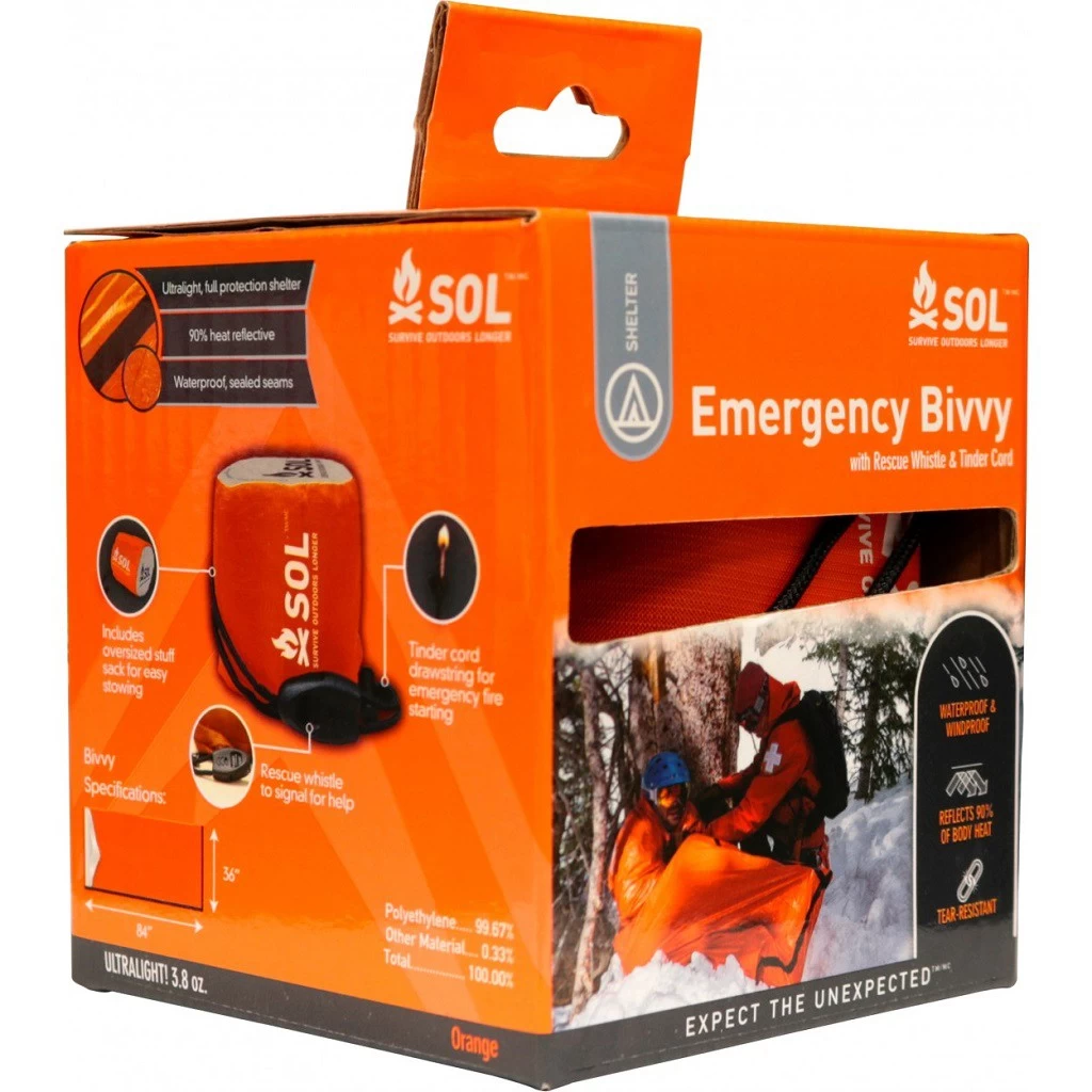 SOL Emergency Bivvy With Rescue Whistle 4 SOL Emergency Bivvy With Rescue Whistle – Image 3
