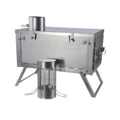 Winnerwell Fastfold Titanium Camping Stove -Camping Série Magasin poele winnerwell fastfold titanium camping stove 00 1