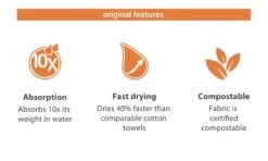 PackTowl Original 10 PackTowl Original -Camping Série Magasin serviette packtowl original 10