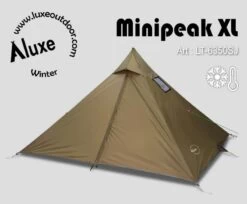 Luxe Outdoor Mini Peak XL -Camping Série Magasin tipi luxe outdoor mini peak xl 02