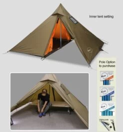 Luxe Outdoor Mini Peak XL -Camping Série Magasin tipi luxe outdoor mini peak xl 04