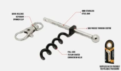 True Utility Twistick -Camping Série Magasin tire bouchon twistick true utility 3